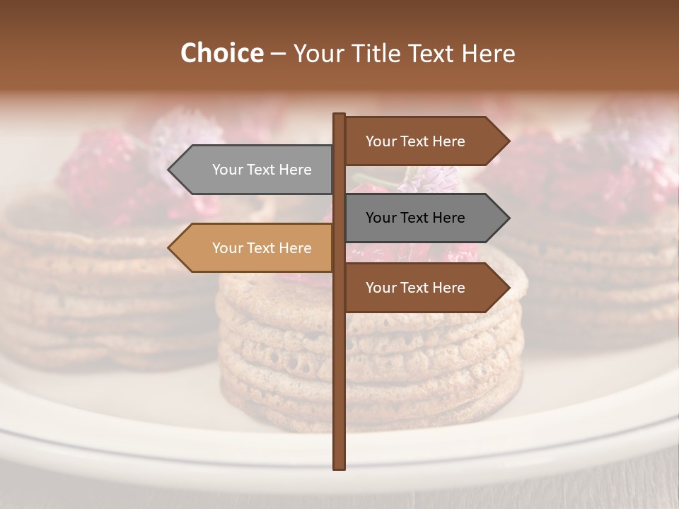 Lunch White Small PowerPoint Template