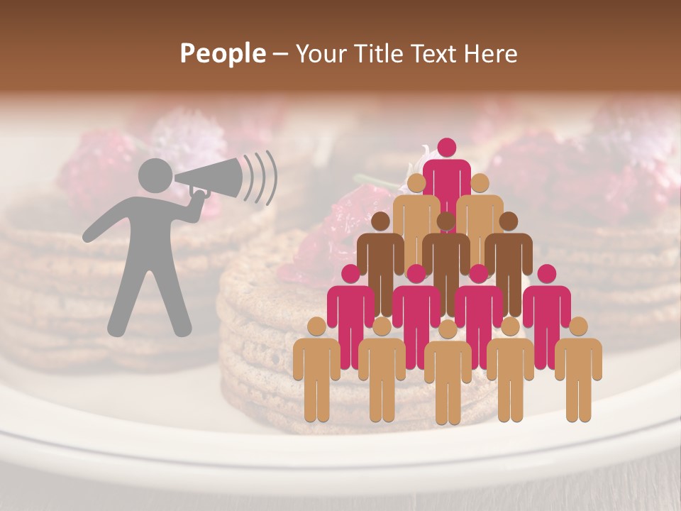 Lunch White Small PowerPoint Template