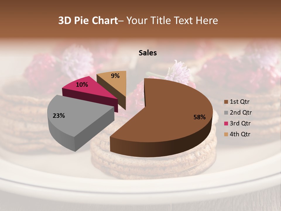 Lunch White Small PowerPoint Template