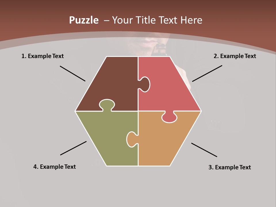 Violence Businessman Secret PowerPoint Template