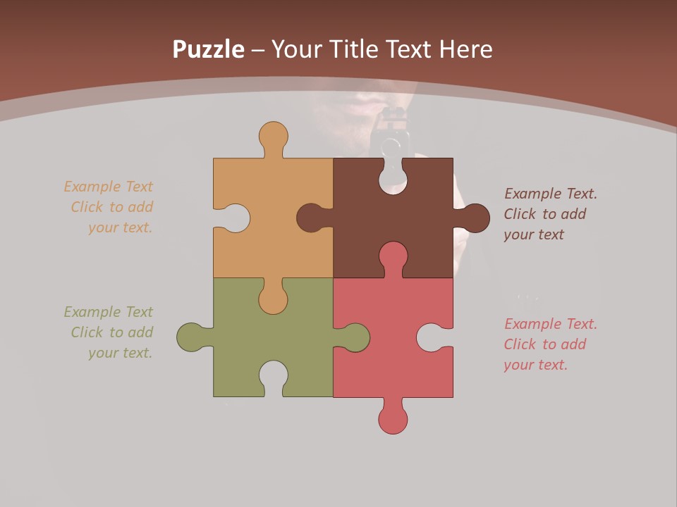 Violence Businessman Secret PowerPoint Template