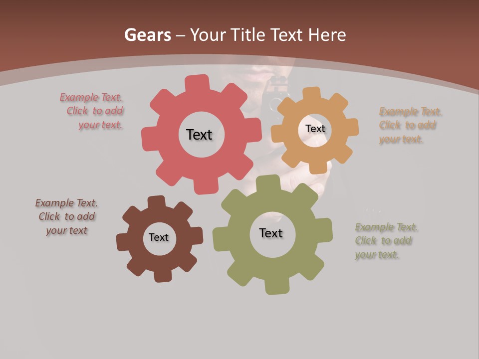 Violence Businessman Secret PowerPoint Template