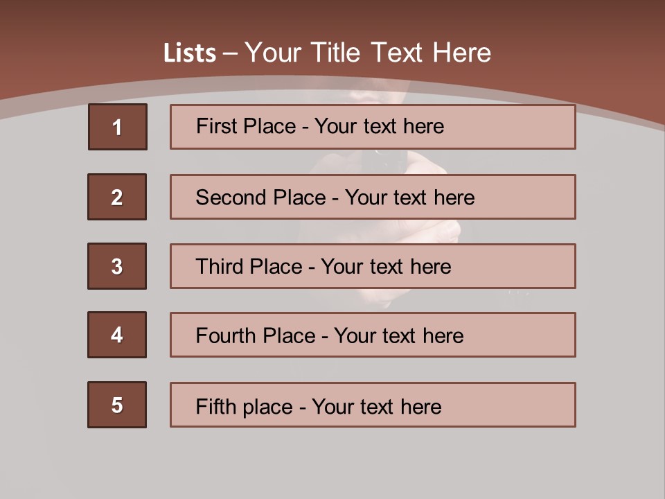 Violence Businessman Secret PowerPoint Template