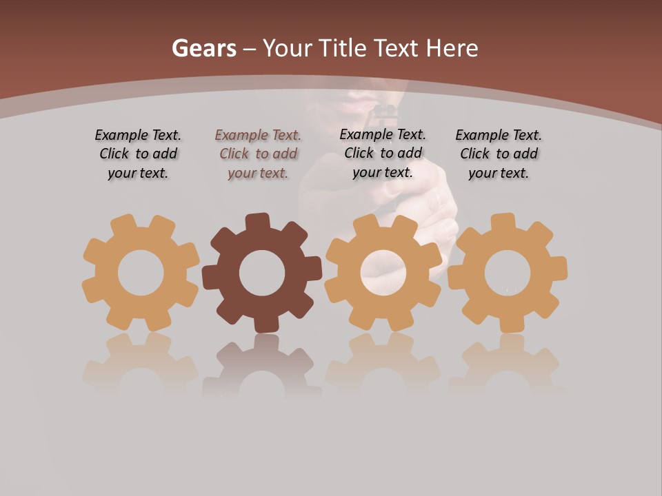 Violence Businessman Secret PowerPoint Template