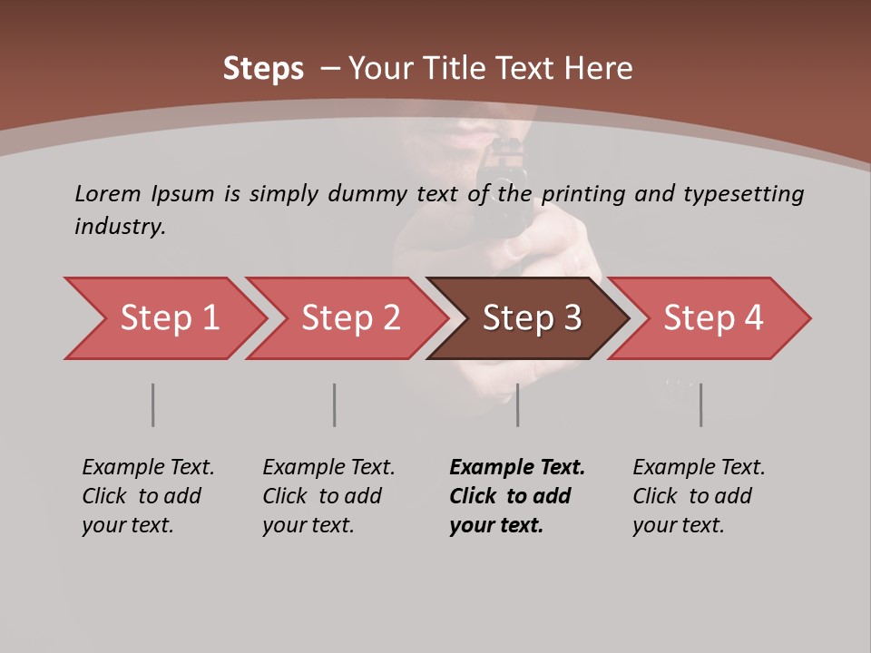 Violence Businessman Secret PowerPoint Template