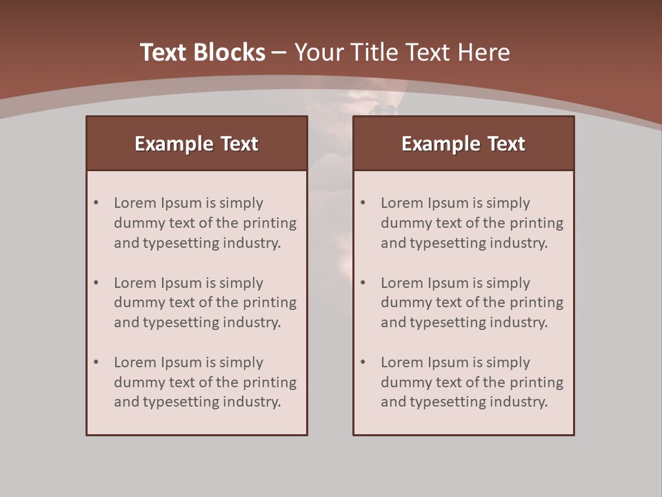 Violence Businessman Secret PowerPoint Template