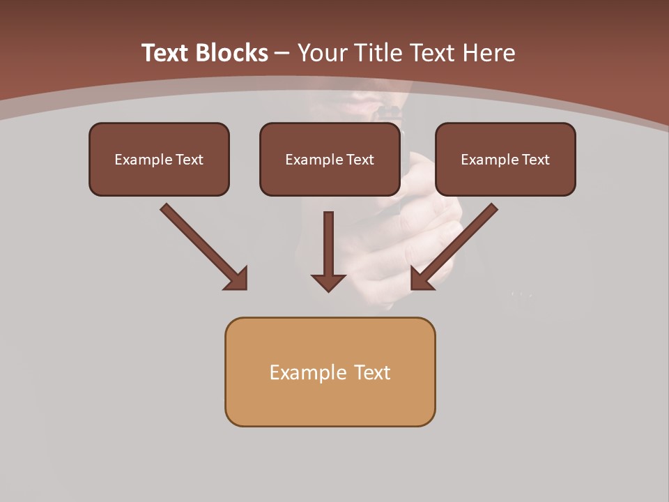 Violence Businessman Secret PowerPoint Template