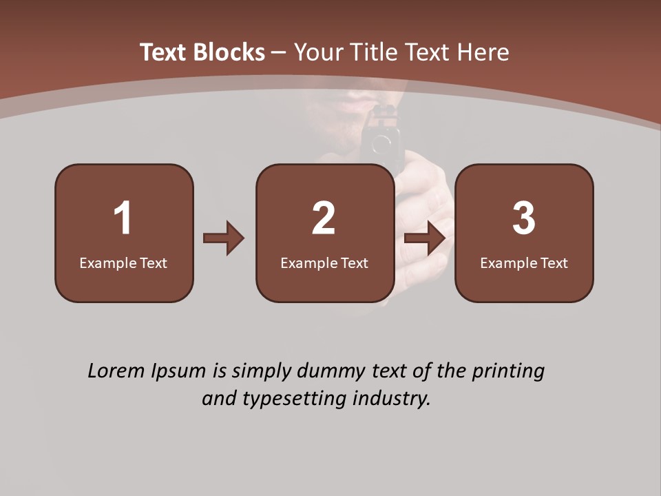 Violence Businessman Secret PowerPoint Template
