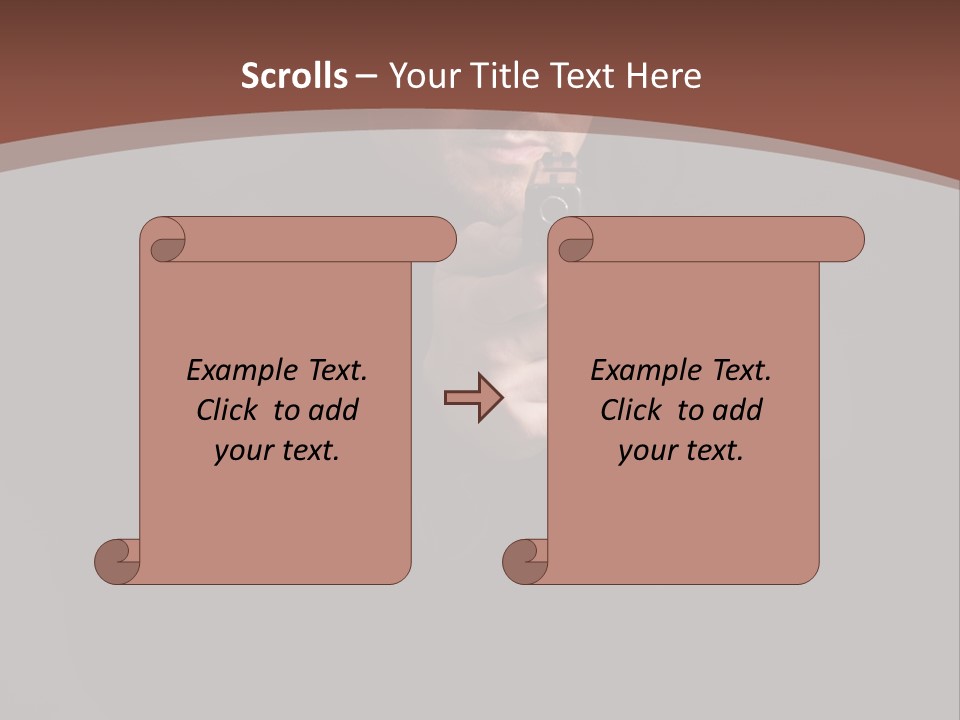 Violence Businessman Secret PowerPoint Template