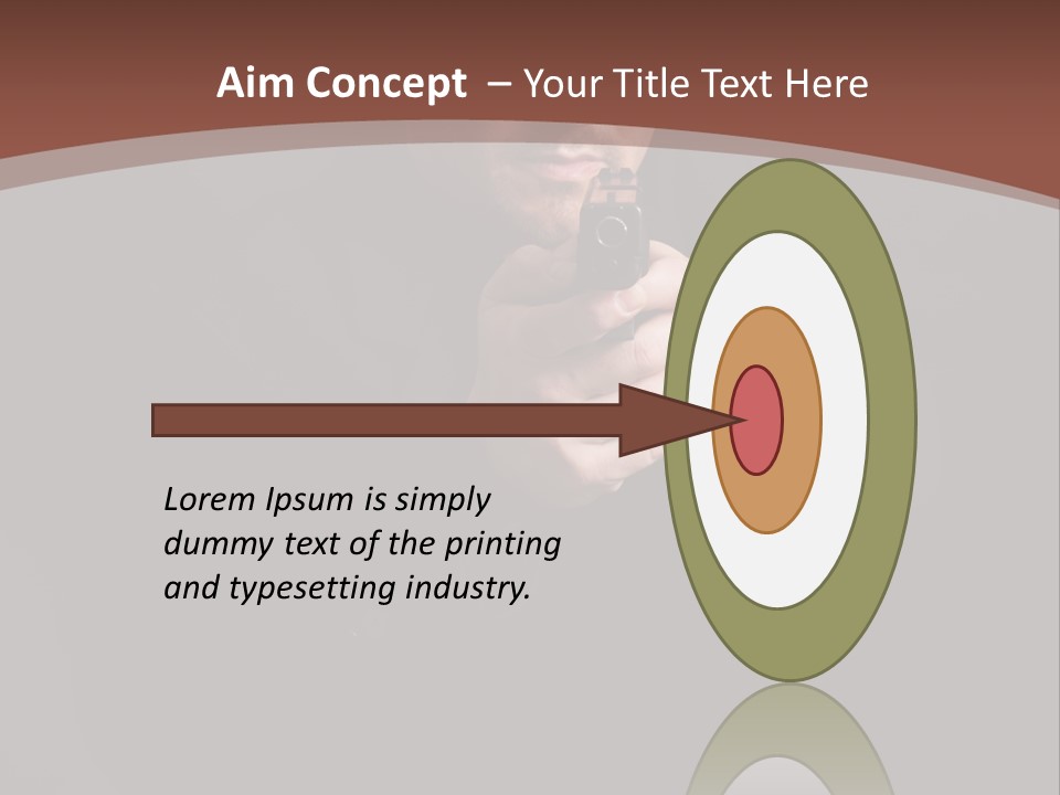 Violence Businessman Secret PowerPoint Template