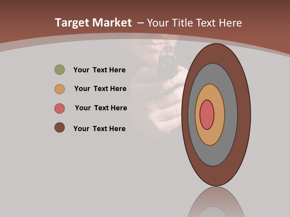 Violence Businessman Secret PowerPoint Template