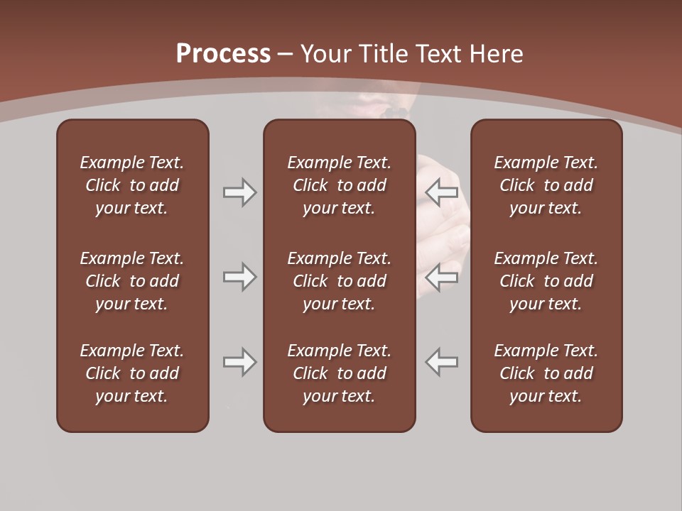 Violence Businessman Secret PowerPoint Template