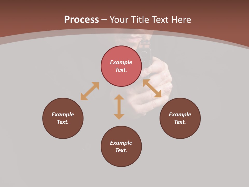 Violence Businessman Secret PowerPoint Template