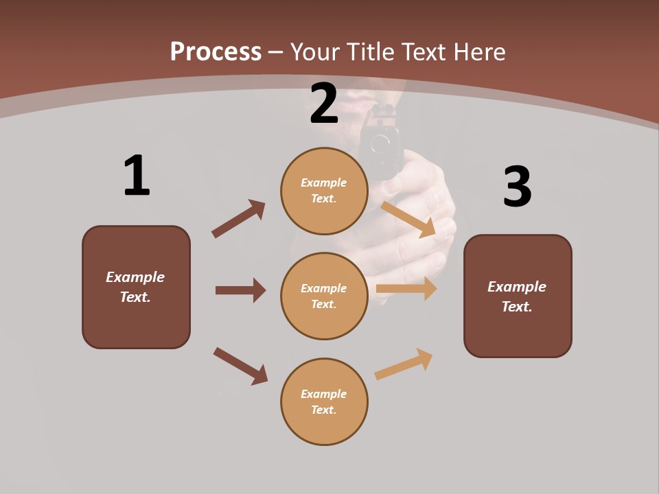 Violence Businessman Secret PowerPoint Template