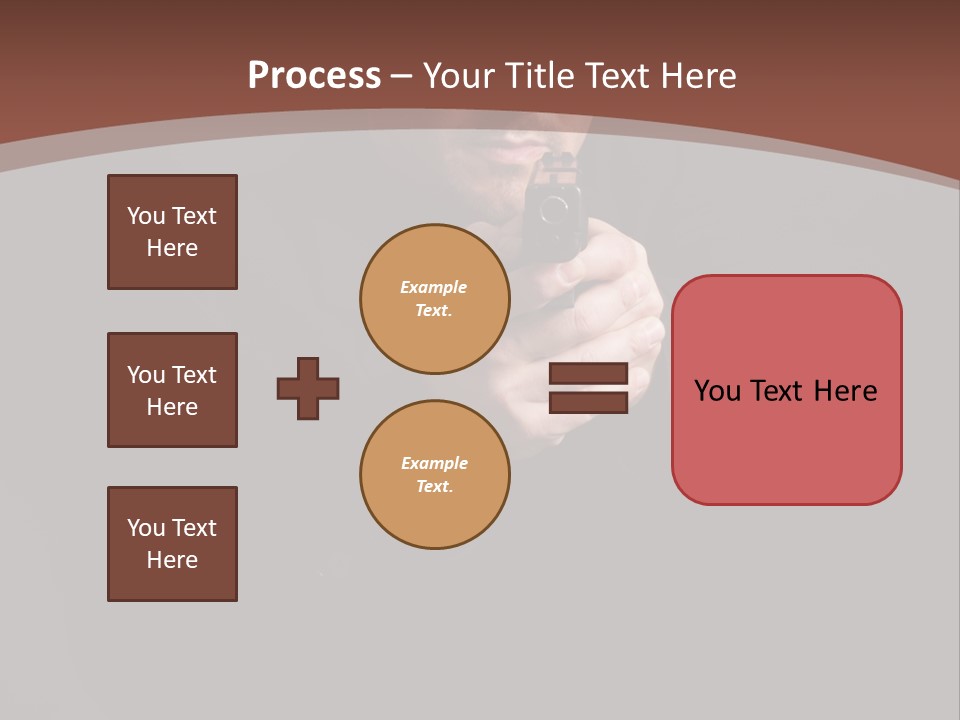 Violence Businessman Secret PowerPoint Template