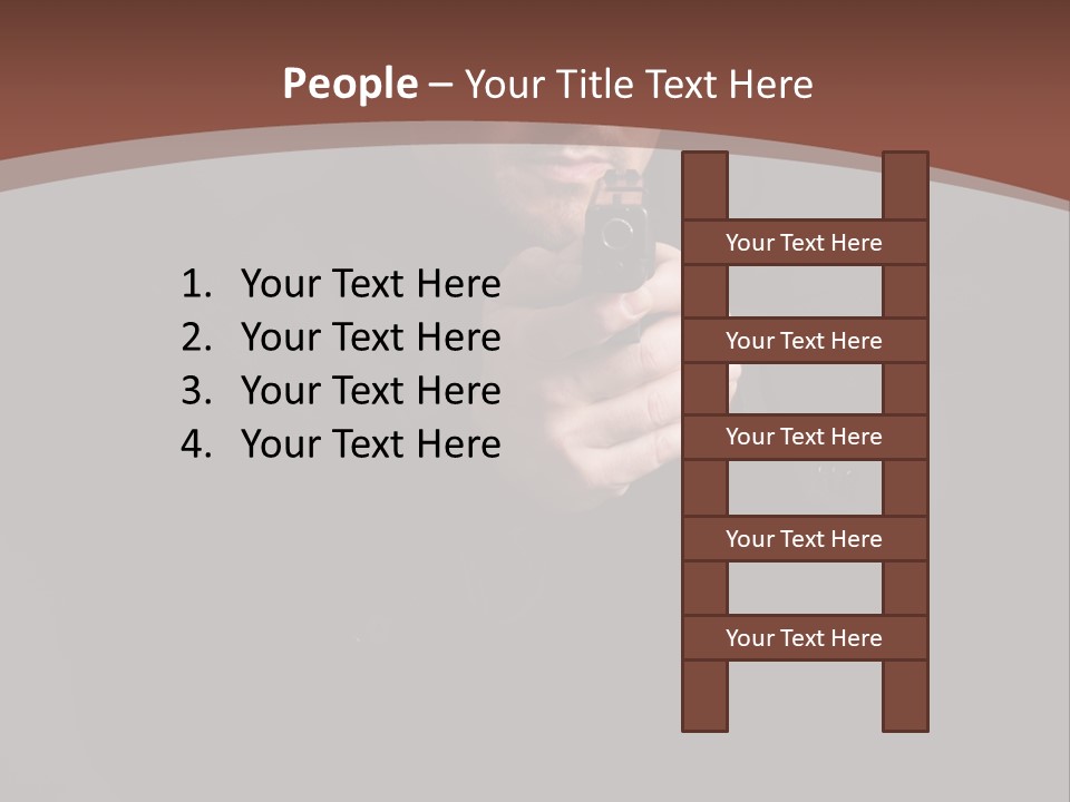 Violence Businessman Secret PowerPoint Template