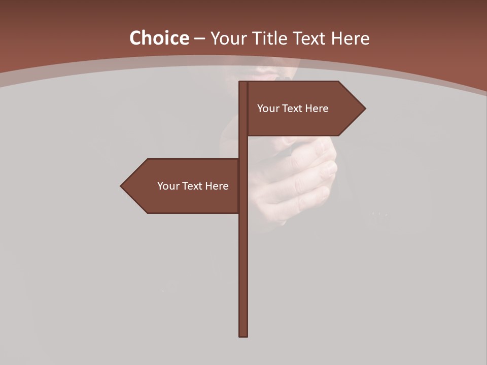 Violence Businessman Secret PowerPoint Template