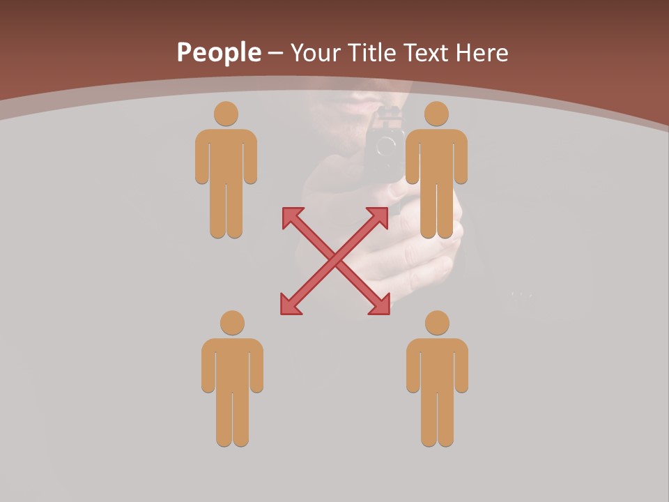 Violence Businessman Secret PowerPoint Template