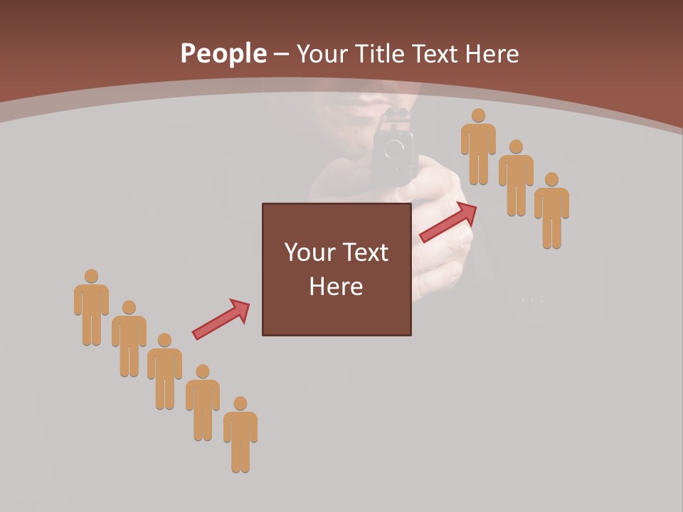 Violence Businessman Secret PowerPoint Template