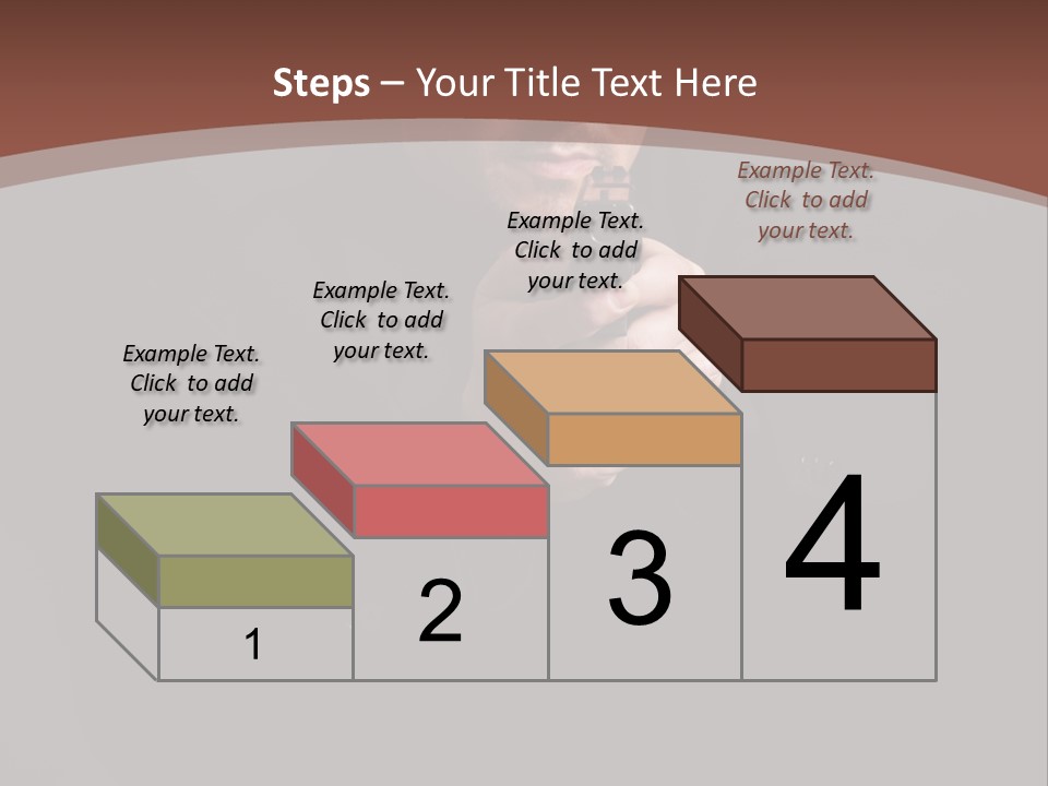 Violence Businessman Secret PowerPoint Template