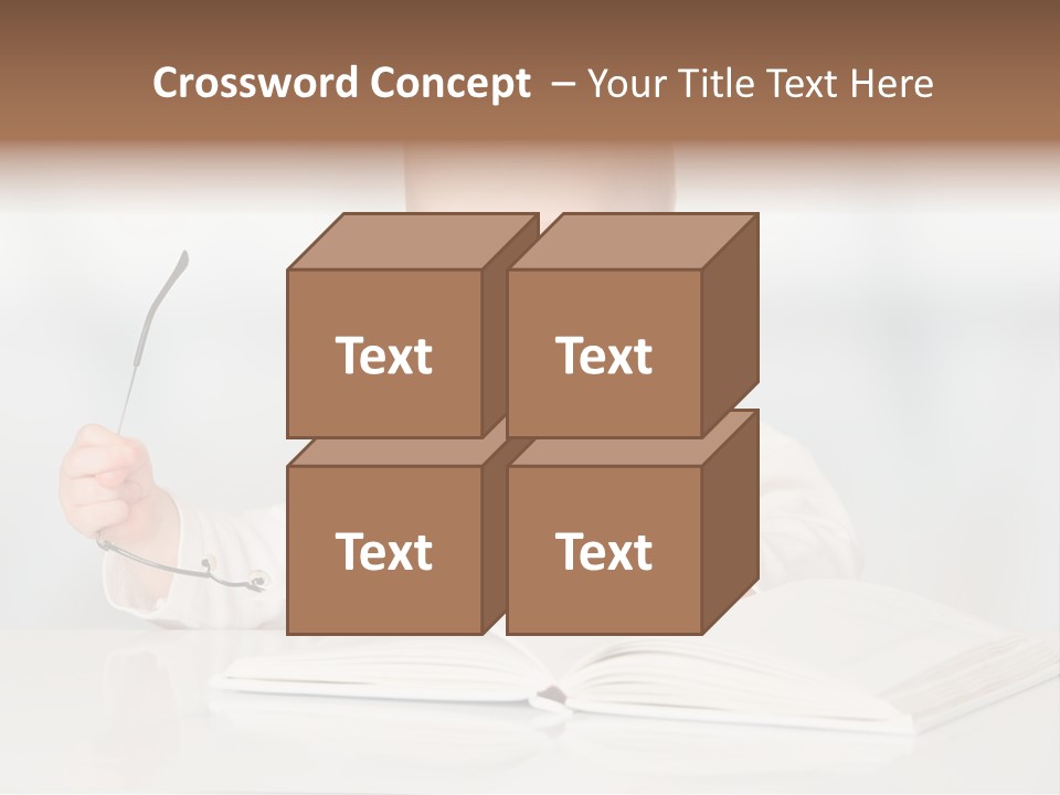 Beautiful Young White PowerPoint Template