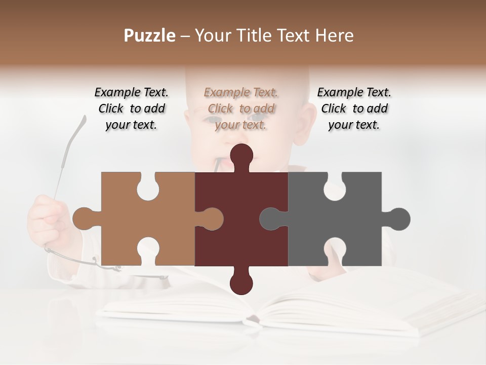 Beautiful Young White PowerPoint Template