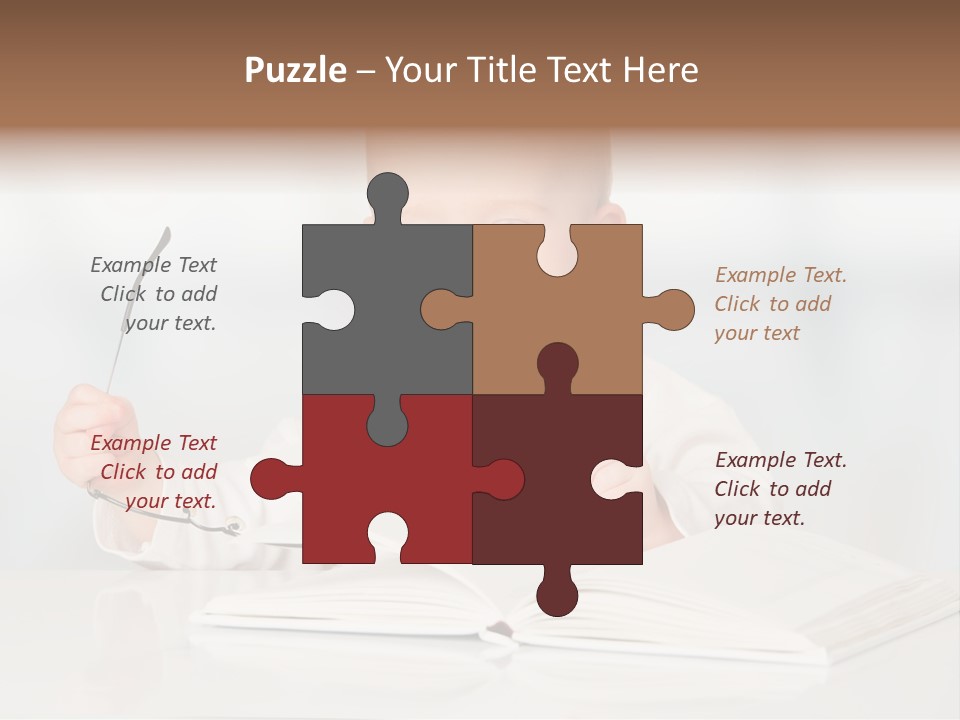 Beautiful Young White PowerPoint Template