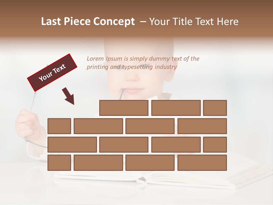 Beautiful Young White PowerPoint Template