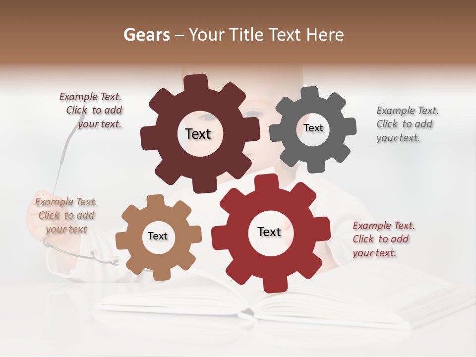 Beautiful Young White PowerPoint Template