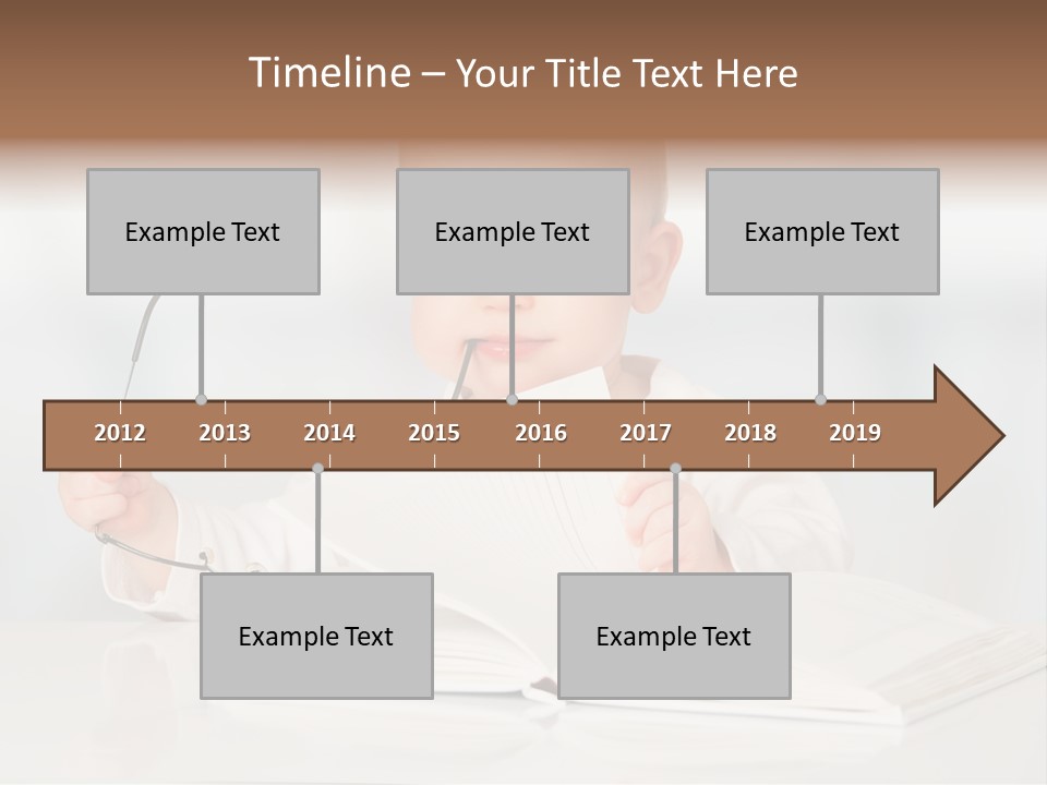 Beautiful Young White PowerPoint Template