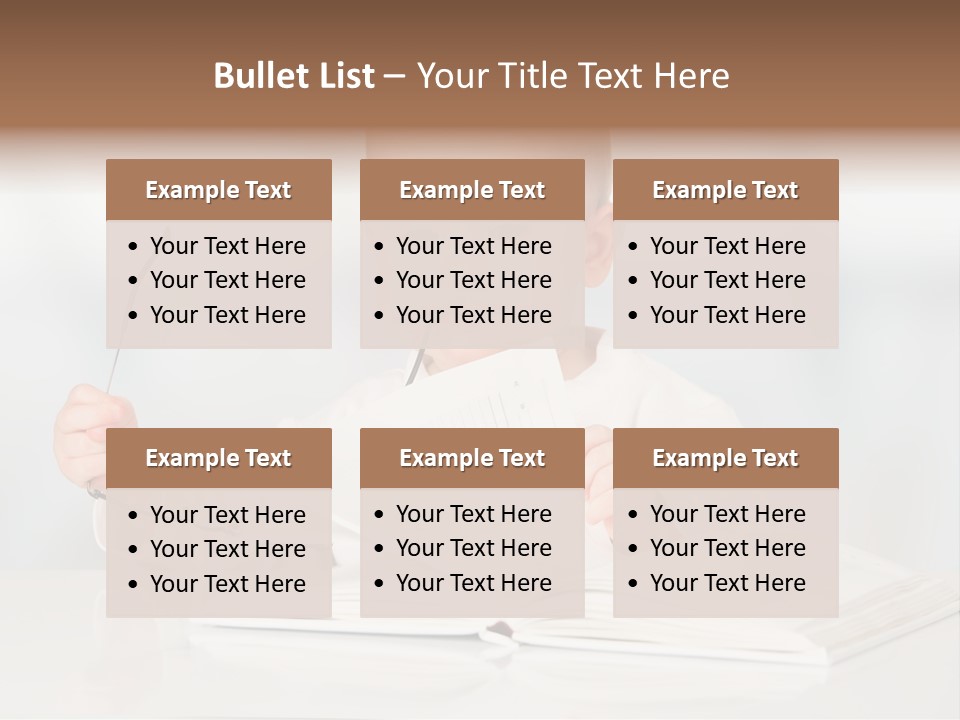 Beautiful Young White PowerPoint Template