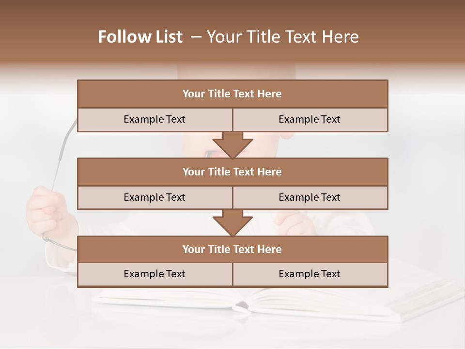 Beautiful Young White PowerPoint Template