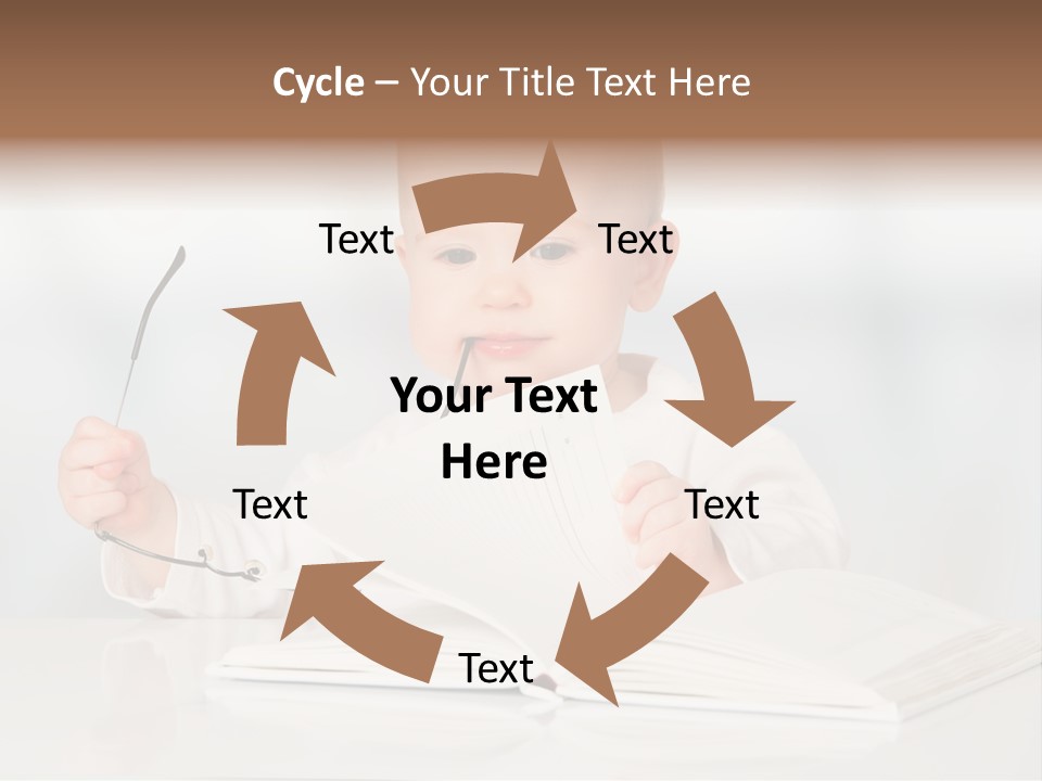 Beautiful Young White PowerPoint Template