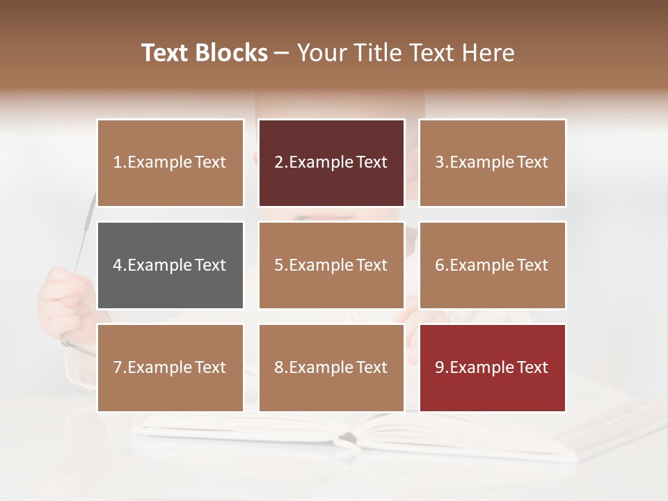 Beautiful Young White PowerPoint Template