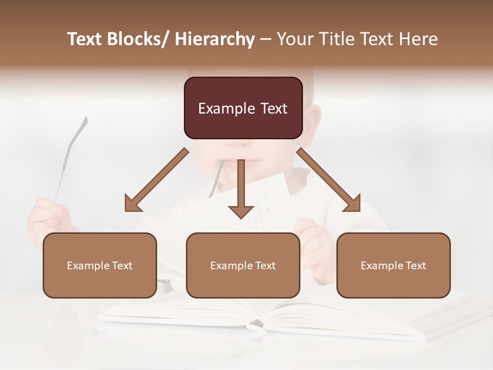 Beautiful Young White PowerPoint Template