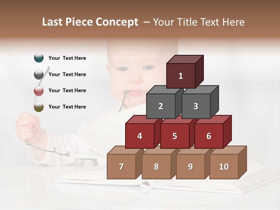 Beautiful Young White PowerPoint Template