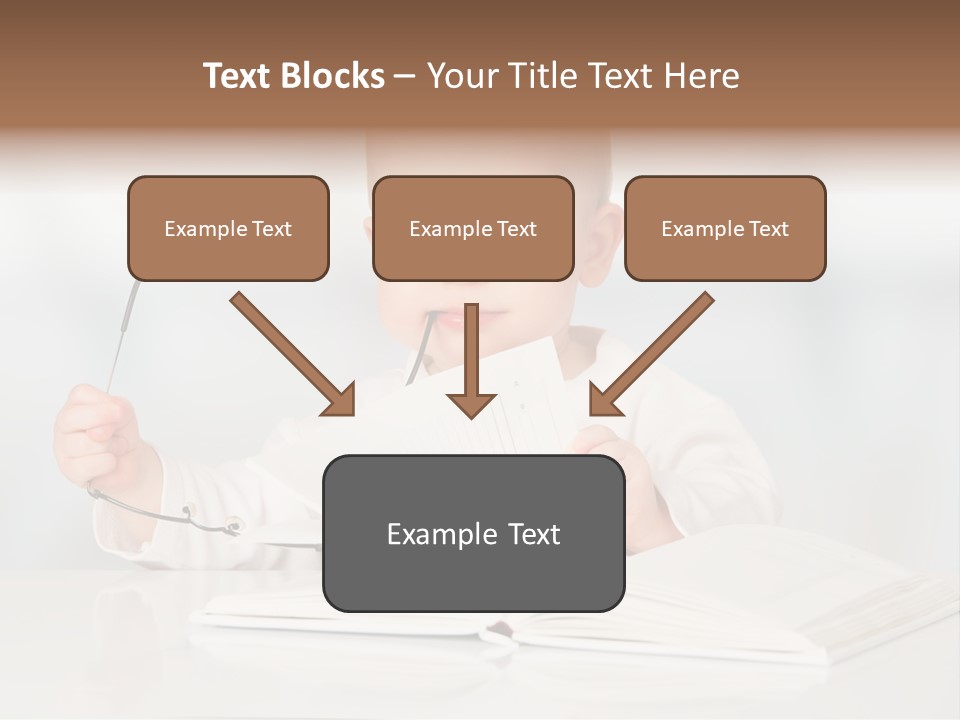Beautiful Young White PowerPoint Template