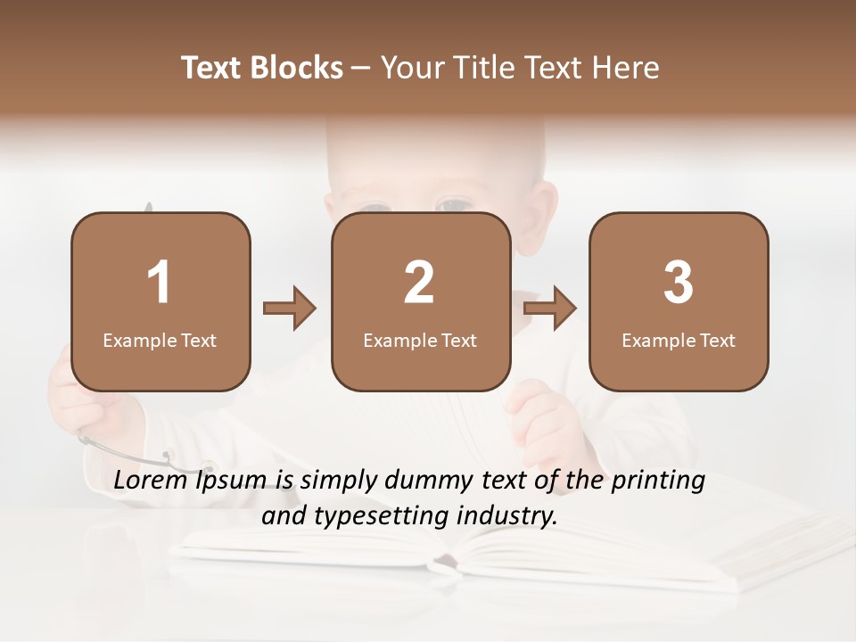 Beautiful Young White PowerPoint Template