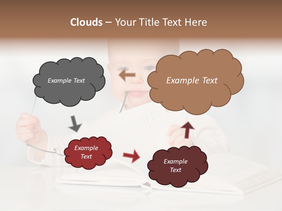 Beautiful Young White PowerPoint Template