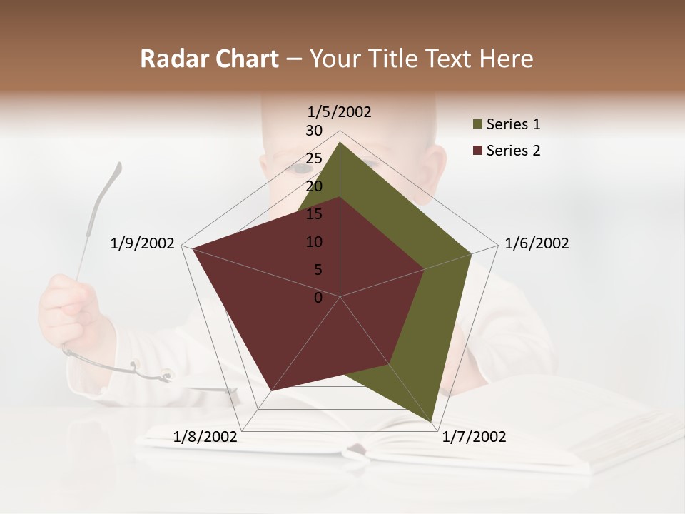 Beautiful Young White PowerPoint Template