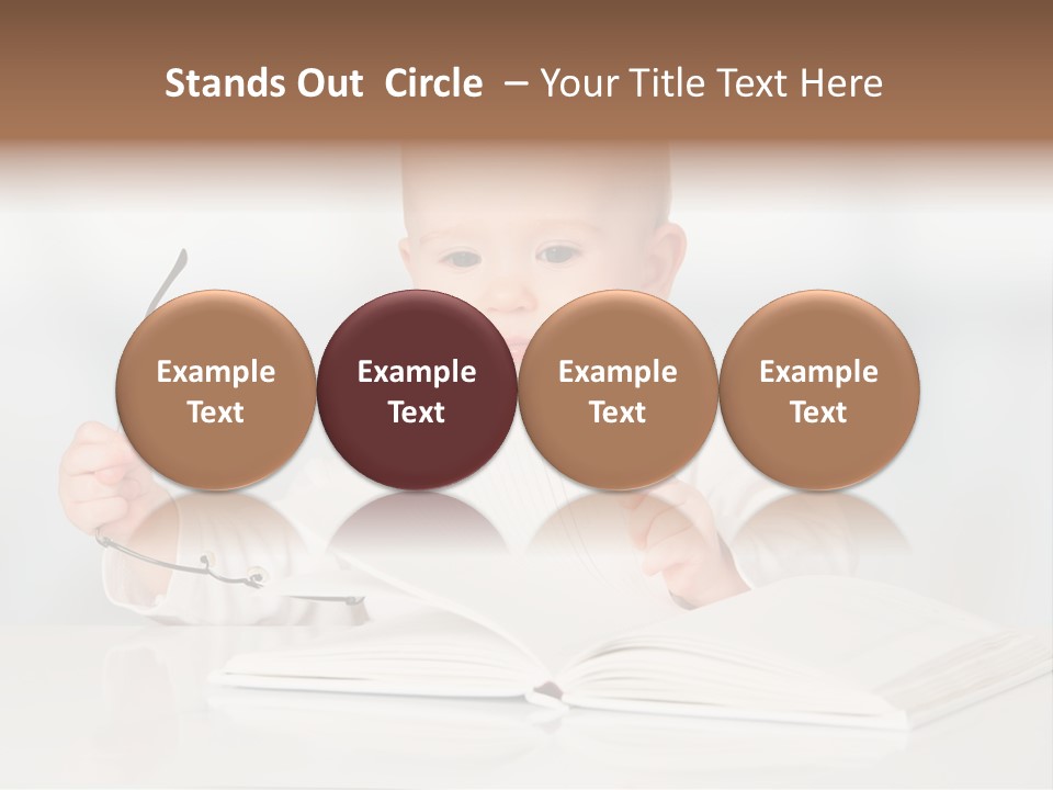 Beautiful Young White PowerPoint Template