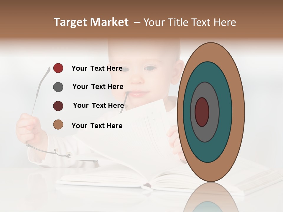 Beautiful Young White PowerPoint Template