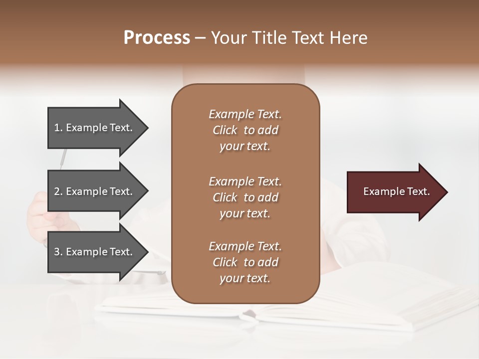 Beautiful Young White PowerPoint Template