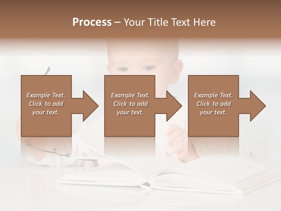 Beautiful Young White PowerPoint Template