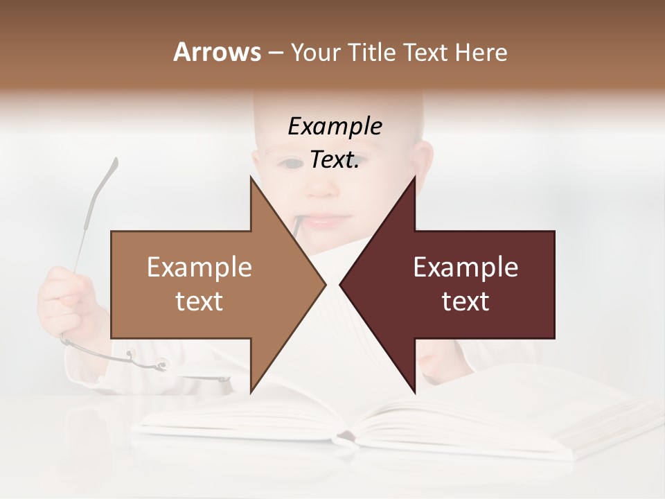 Beautiful Young White PowerPoint Template