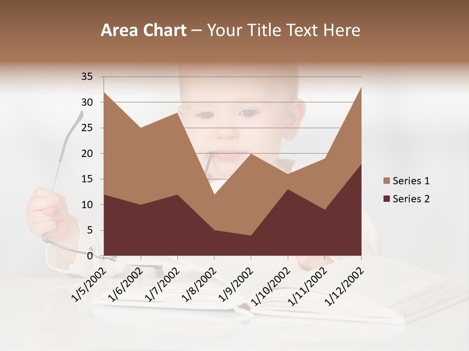 Beautiful Young White PowerPoint Template