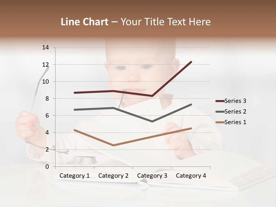 Beautiful Young White PowerPoint Template