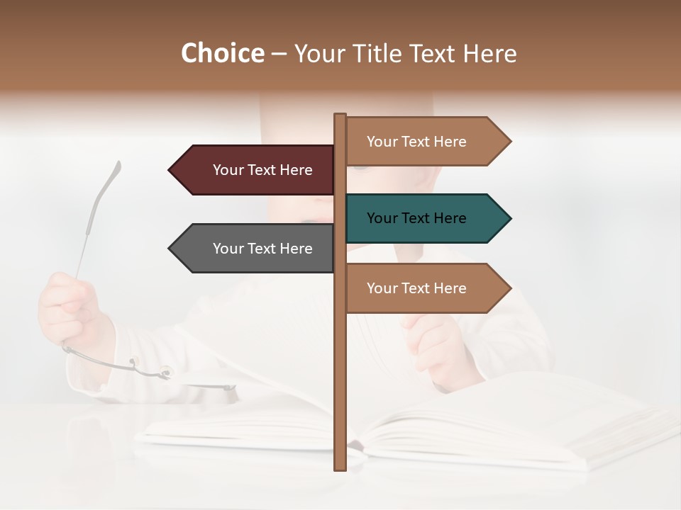 Beautiful Young White PowerPoint Template