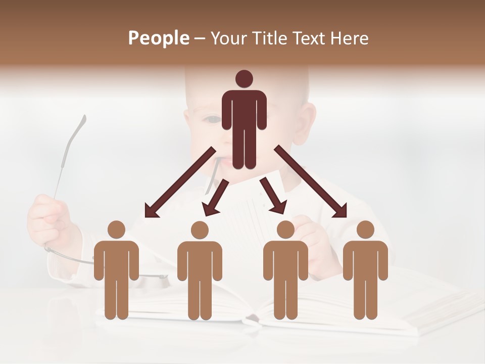 Beautiful Young White PowerPoint Template