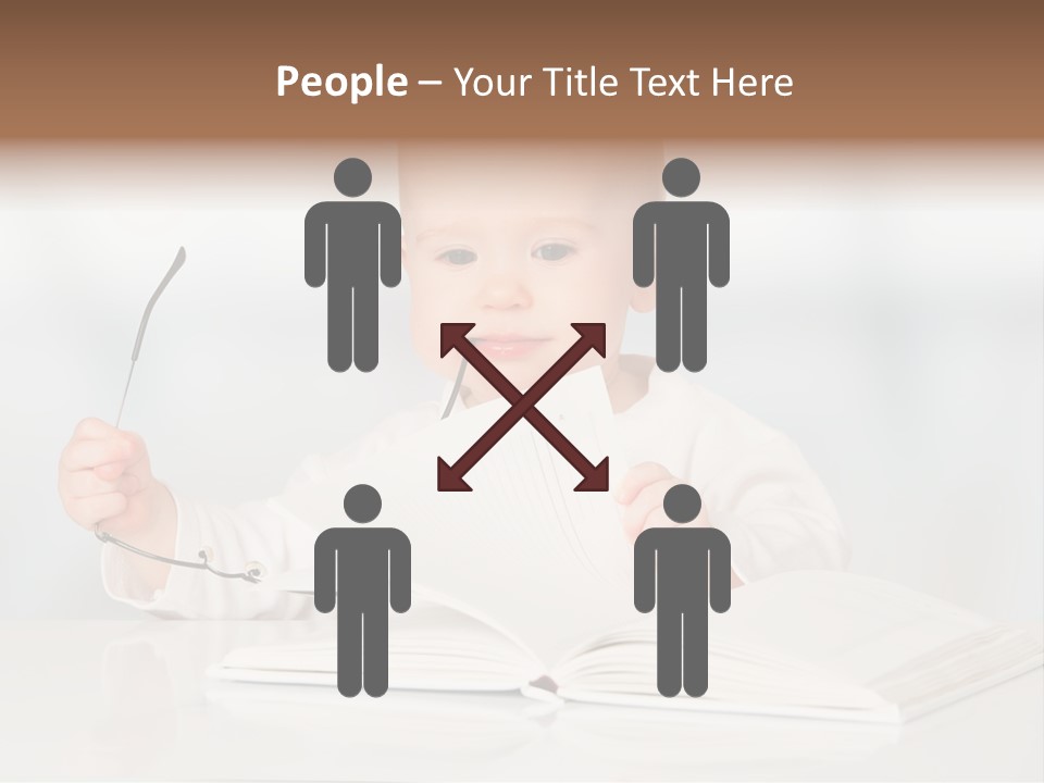 Beautiful Young White PowerPoint Template